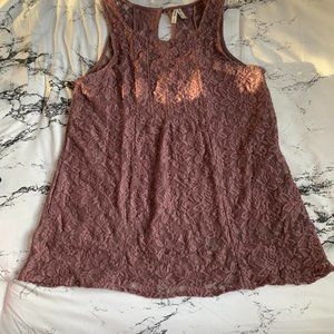 Lace Tank Womens